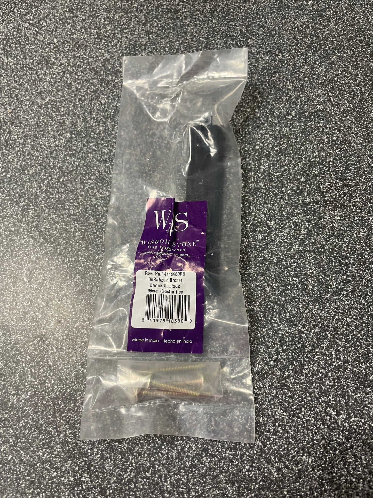 (10) Wisdom Stone River Pull Oil Rubbed Bronze 3-3/4" Cabinet Handles FREE SHIP