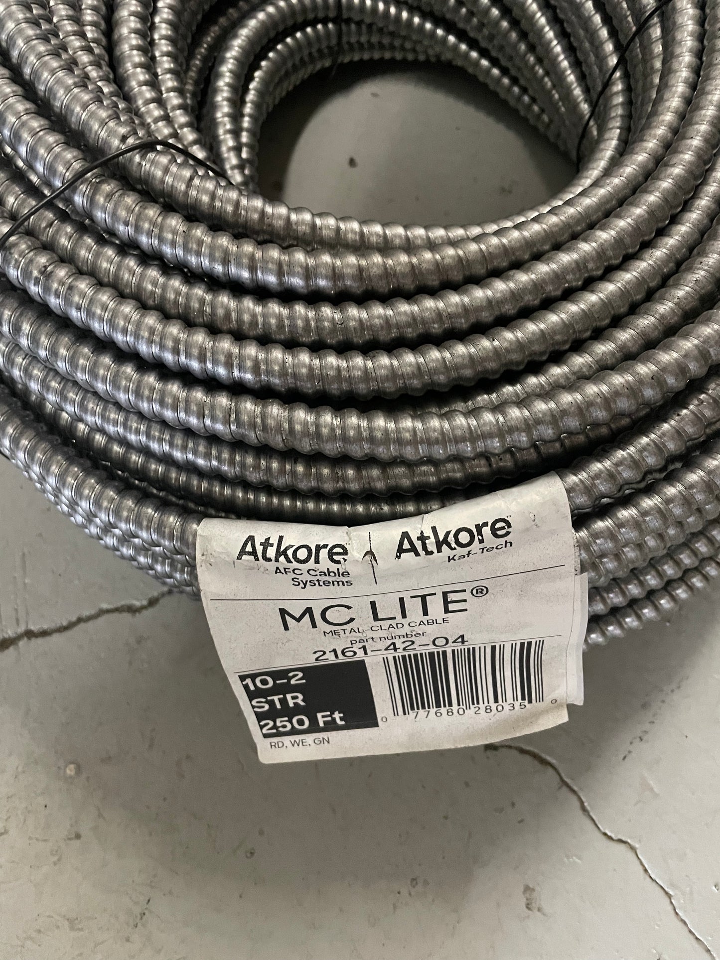 10-2 Stranded Electrical Wire In Conduit 250FT