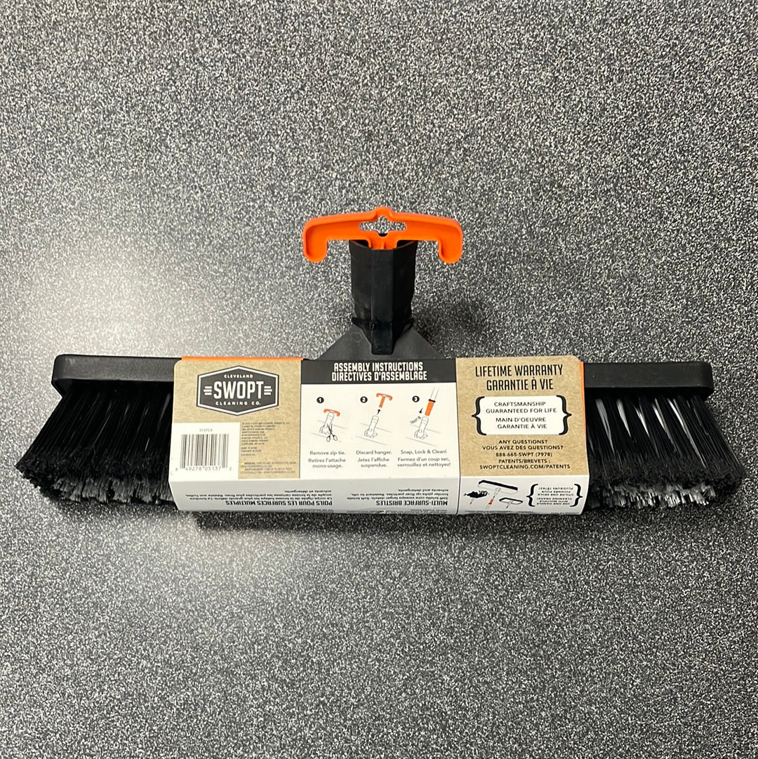 SWOPT 18-in Poly Fiber Multi-surface All-purpose Push Broom