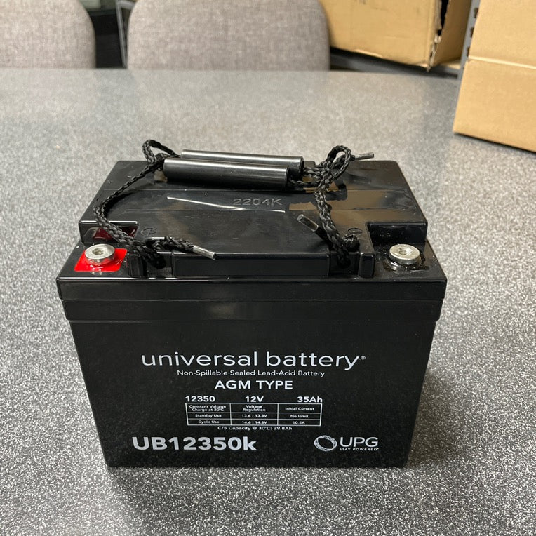 New Universal Battery AGM Type 12V 35Ah