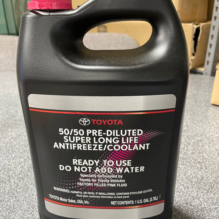 Toyota Pink 50/50 Ready To Use Antifreeze/Coolant