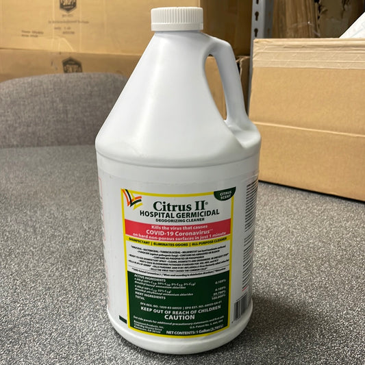 Citrus II Hospital Germicidal Deodorizing Cleaner, One Gallon