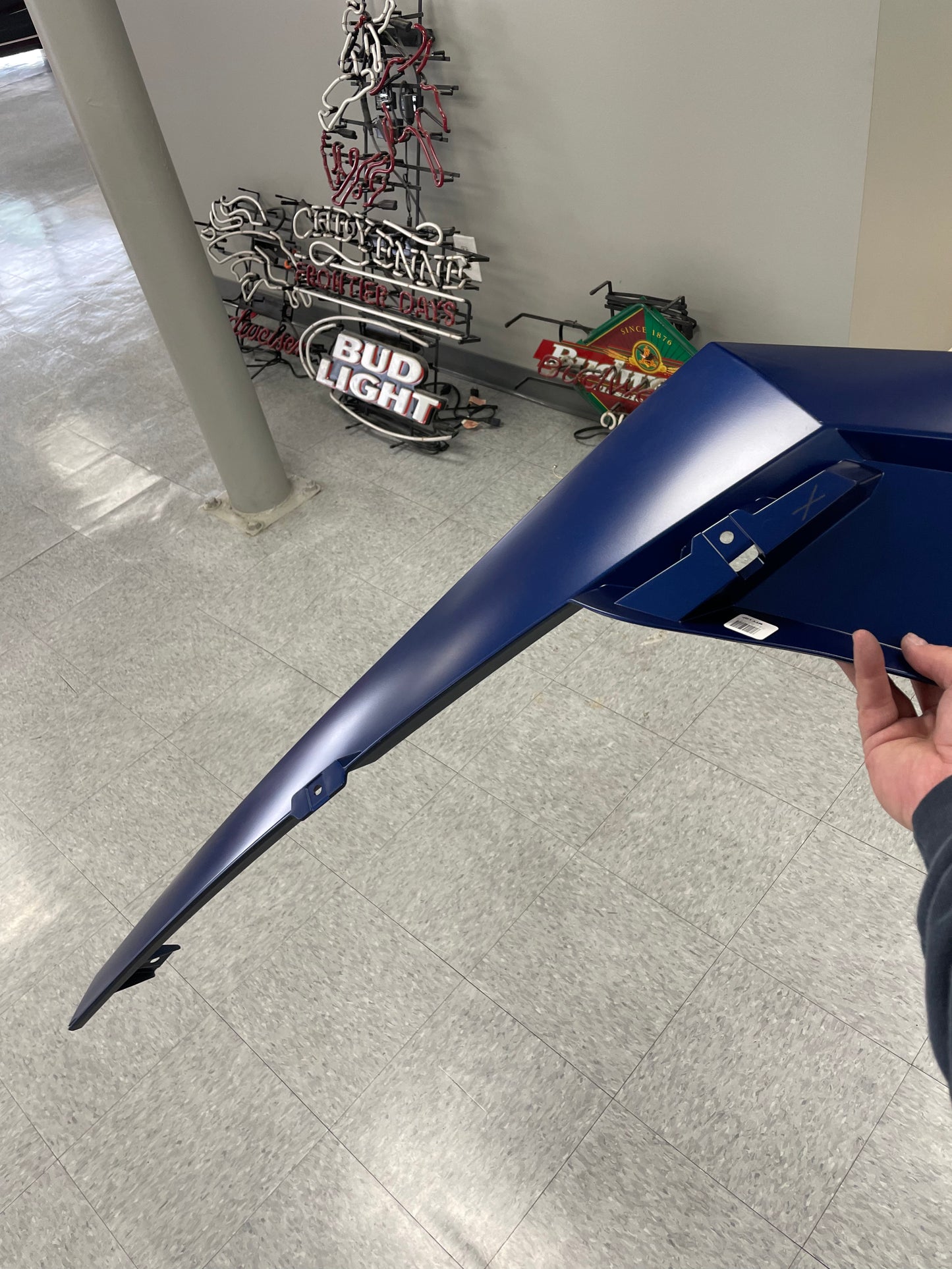 Polaris RZR1000 NEW Right Rear Fender Blue