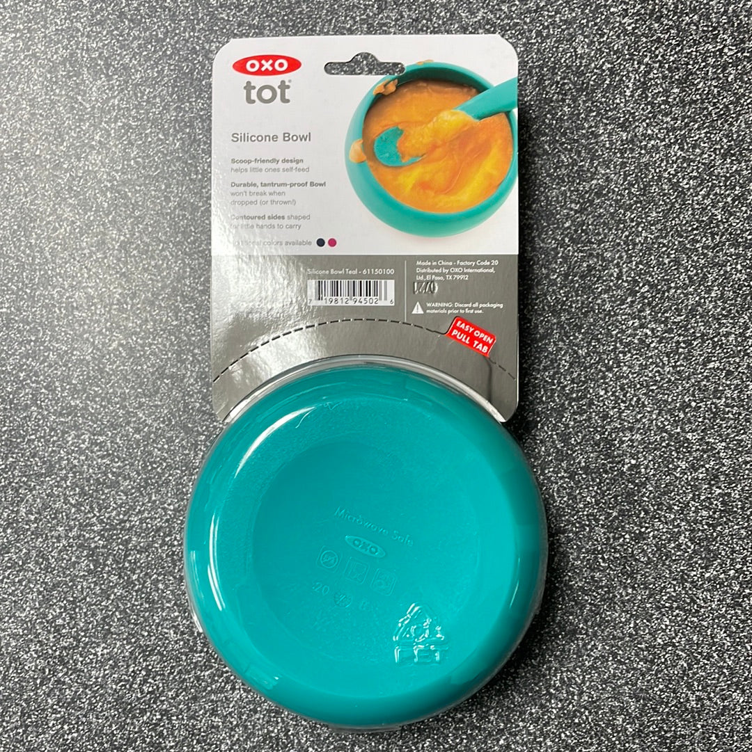 OXO Tot Silicone Bowl Teal