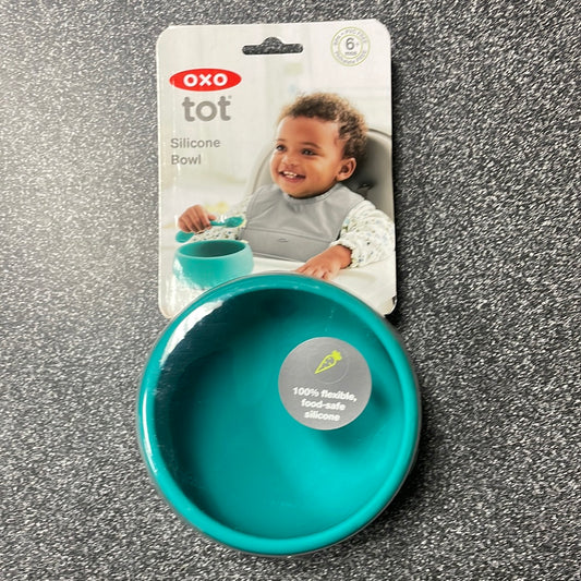 OXO Tot Silicone Bowl Teal