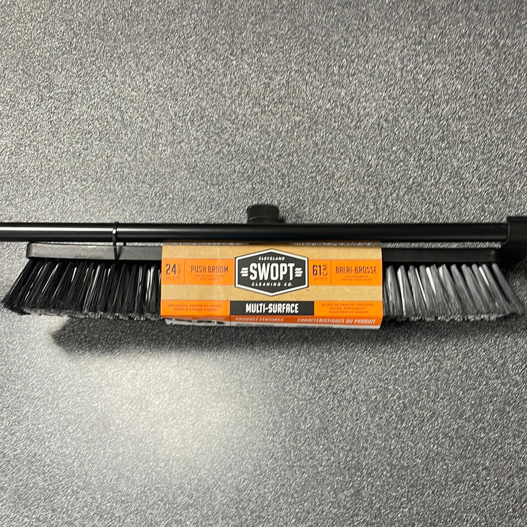 SWOPT 24” Nylon Multi-surface All-purpose Push Broom