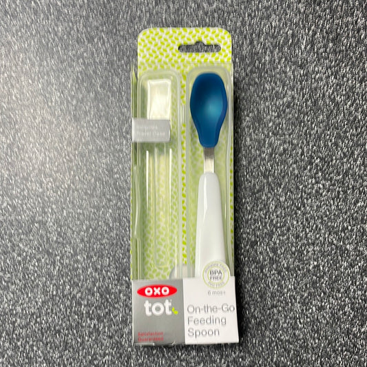 OXO Tot On-the-Go Feeding Spoon Navy