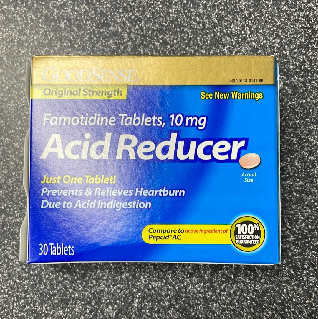 Acid Reducer 30 Tablets 10mg